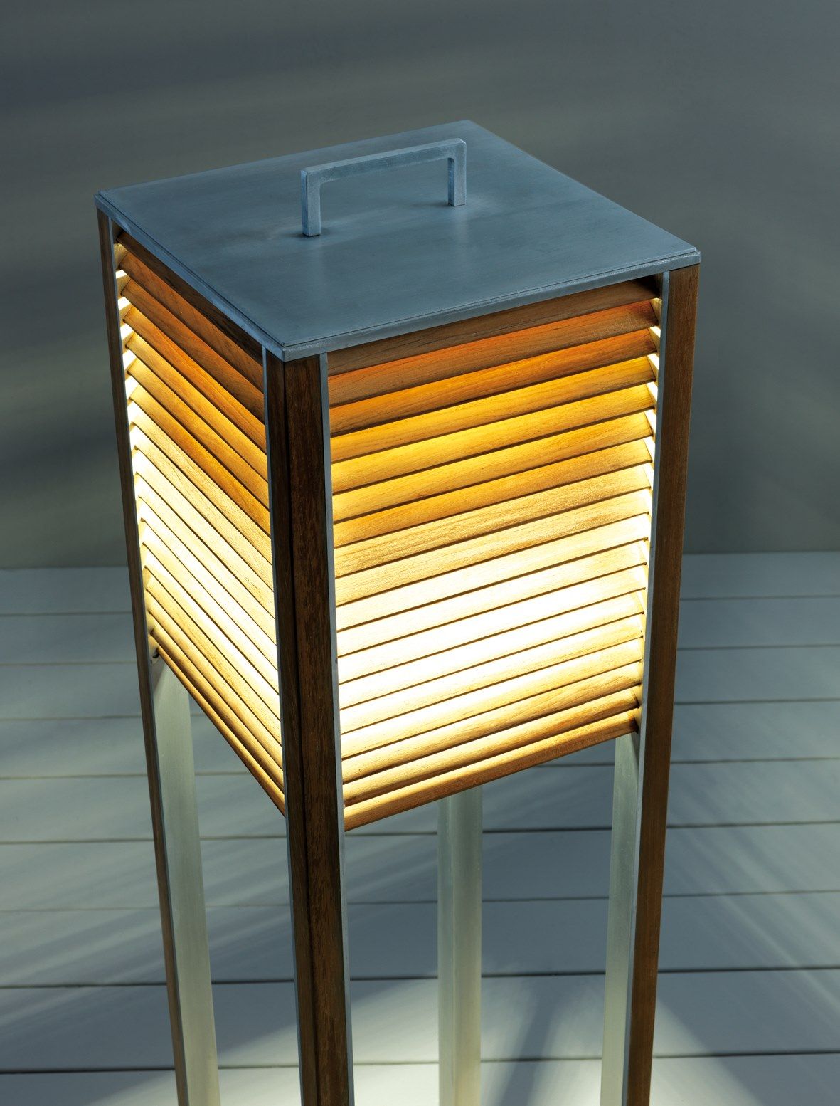 Напольная лампа из тикового дерева Ethimo имбирь ARCH-00037039 - Вид №13