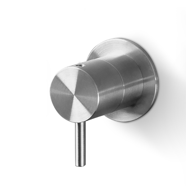 DEC402L Запорный вентиль Горячей воды с подключением 1/2" Linki DECO, Полированная сталь