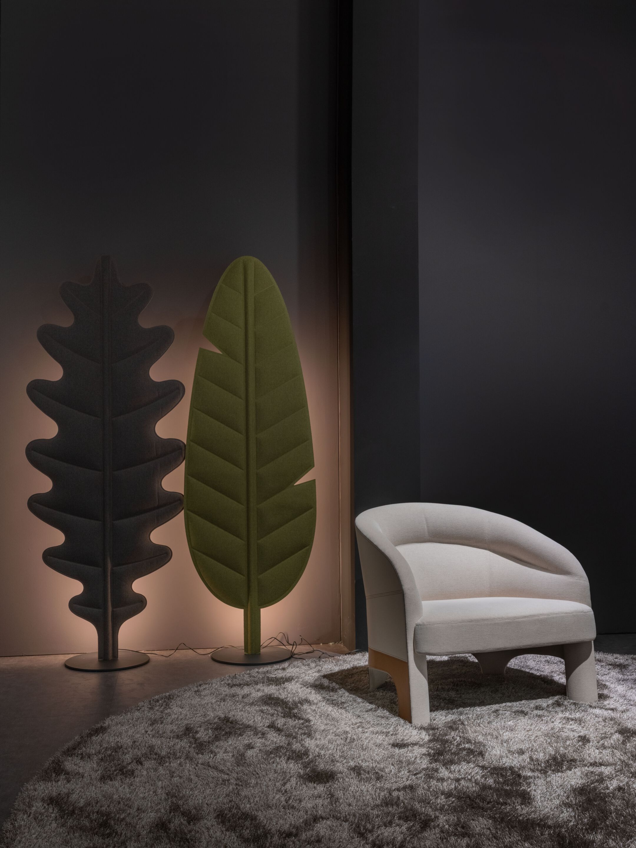 Кресло из ткани и кожи Casa Covre ADELAIDE ARCH-00080885 - Вид №2