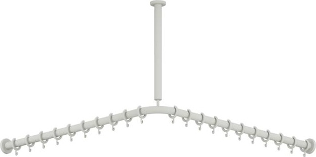 801.34B1061 Карниз с потолочным подвесом HEWI Edition matt | Polyamid  - Вид №2