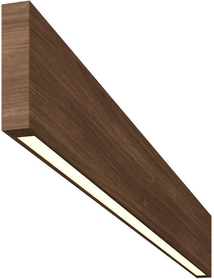 004009 Подвесной светодиодный светильник Wooden W20-OREHAM-80-10 орех амерканский Lumker Wooden 20