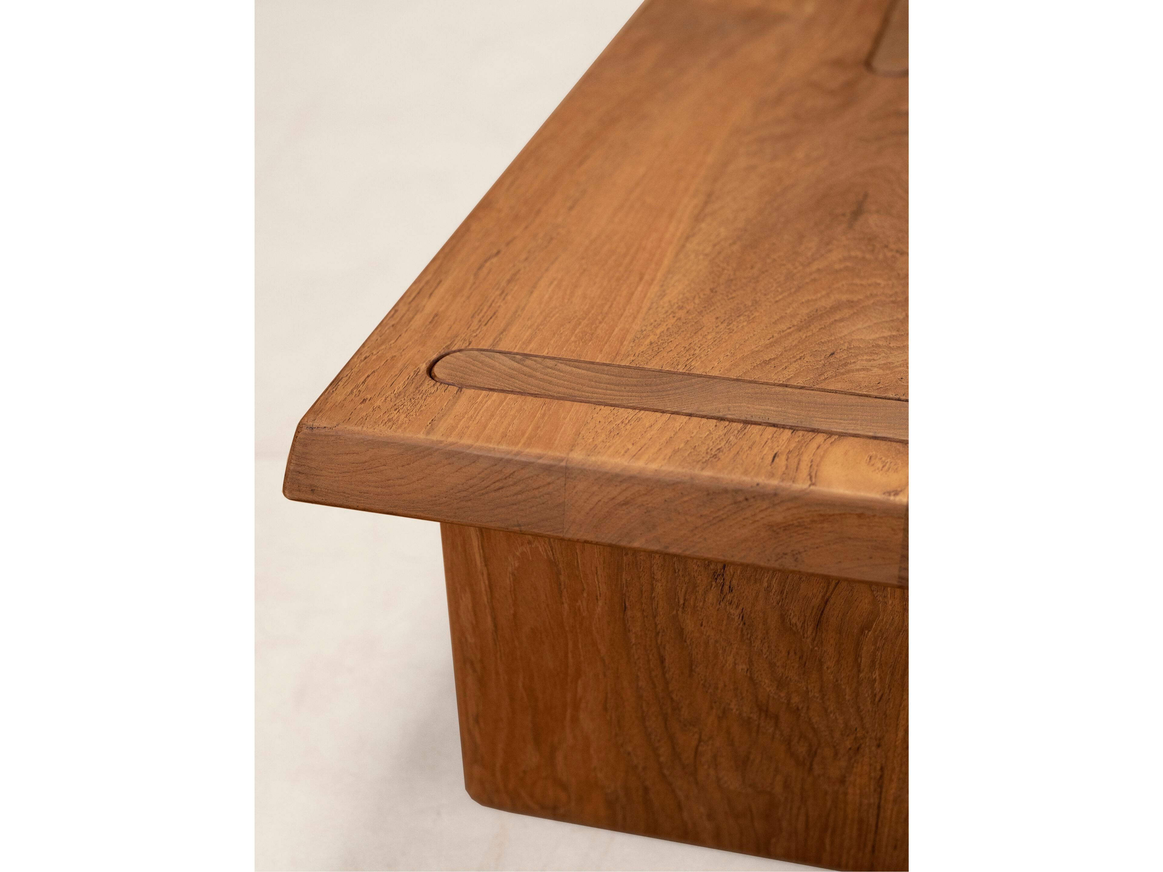 Прямоугольный стол из тикового дерева Phantom Hands X + L ARCH-00021620 - Вид №2