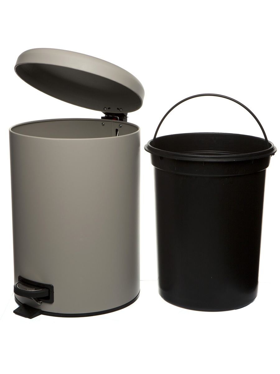 Вёдра с педалью и крышкой Pavo 12L Beige NAVAKO 11540 - Вид №2