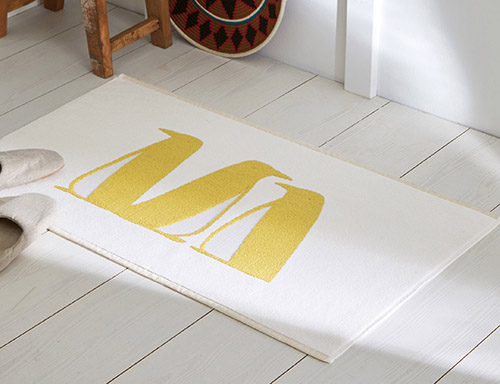 MAT_BANQ_M Коврик для ванной 50/90 хлопок махра 900 гр Blanc des Vosges Santreyd 