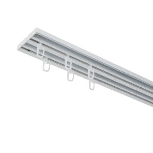 Карниз двухрядный Orbis 200 см алюминий