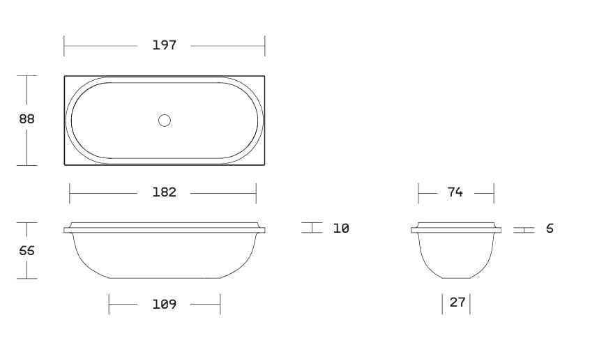 Бетонная ванна PULKRA купол ARCH-00151759 - Вид №4