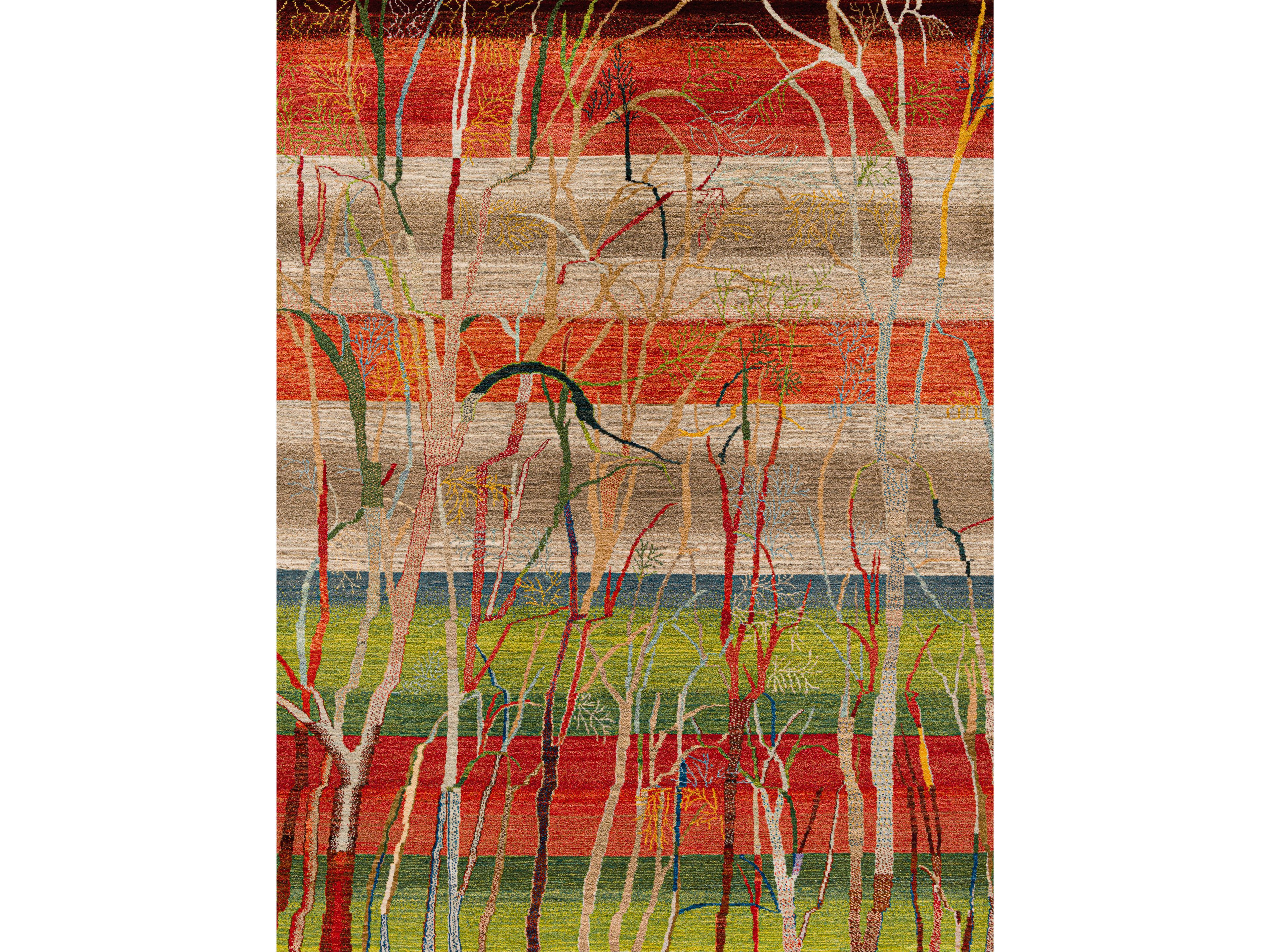 Шерстяной ковер ручной работы Zollanvari Transitional Tribal ARCH-00045934 - Вид №1