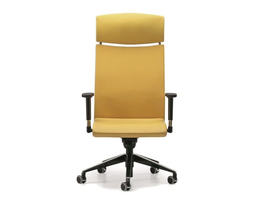 5-спицевое кожаное офисное кресло с подголовником TALIN Avia ARCH-00132075 - Вид №1