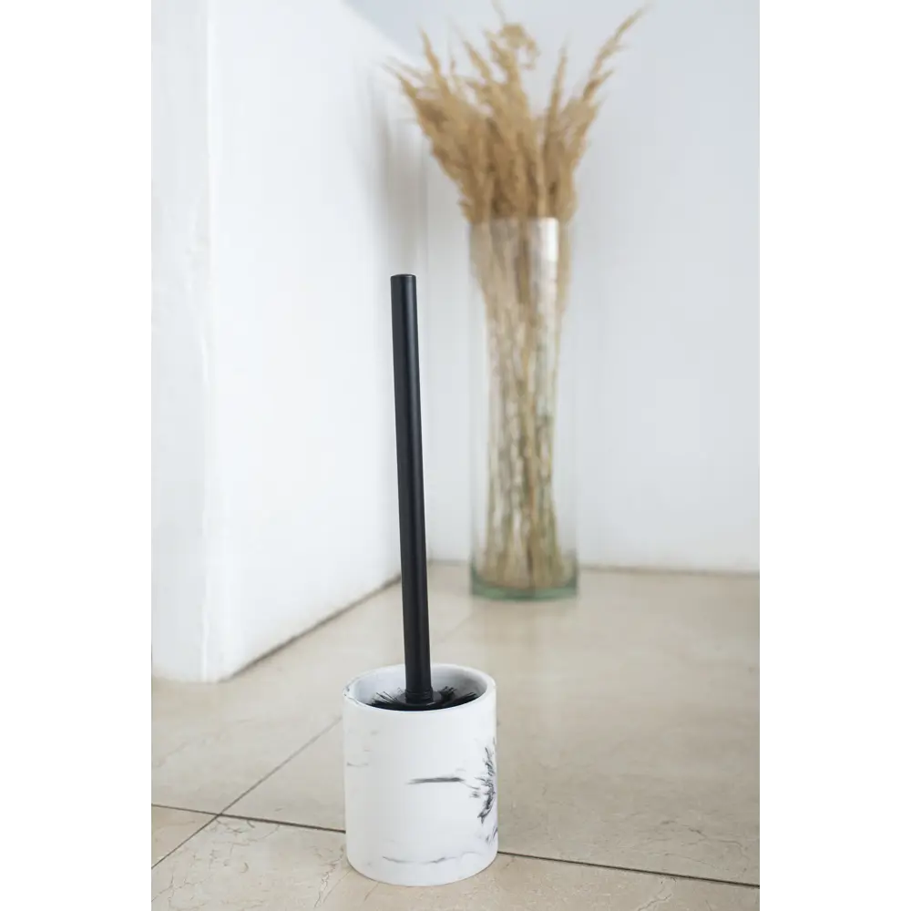 Ёршик для унитаза Marble полирезина текстура мрамор PROFFI HOME STLM-2136501 - Вид №3