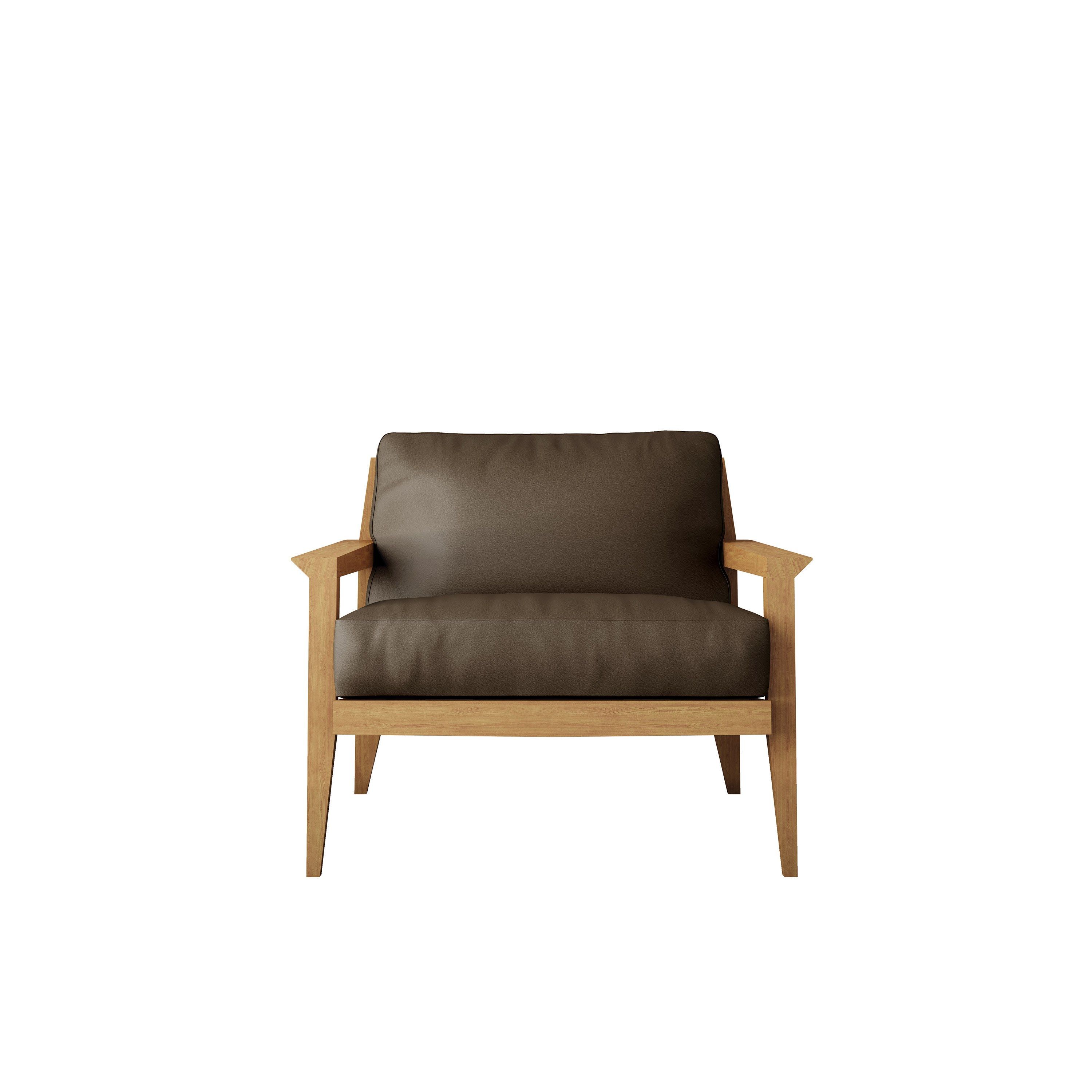 Кожаное кресло с подлокотниками Case Stanley ARCH-00063373 - Вид №14