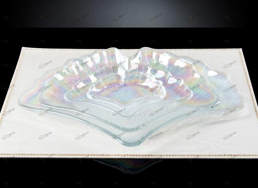 VGnewtrend Набор стеклянных тарелок sun-id-1462035