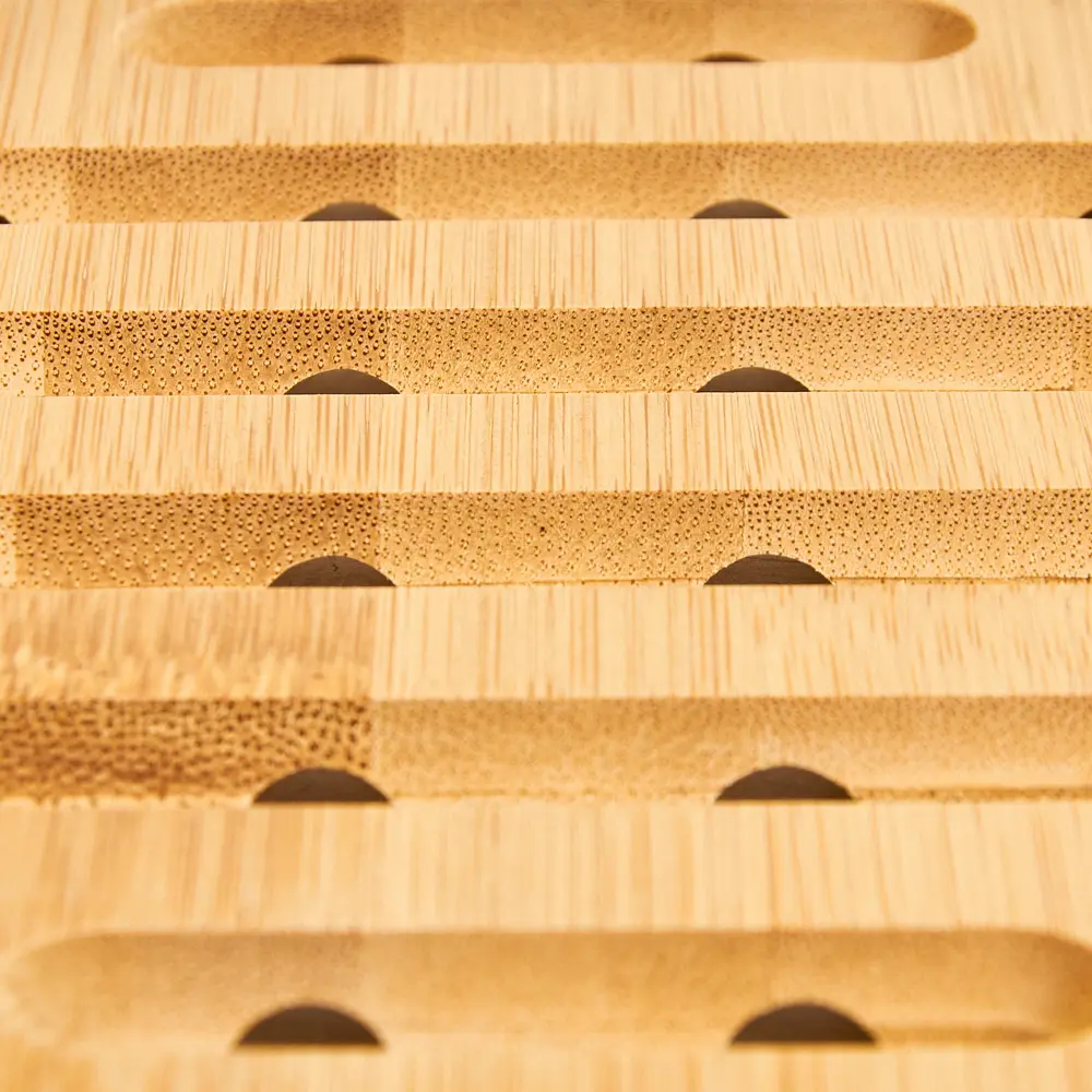 Подставка под горячее Delinia 18x18 см бамбук цвет бежевый STLM-2045165 - Вид №4