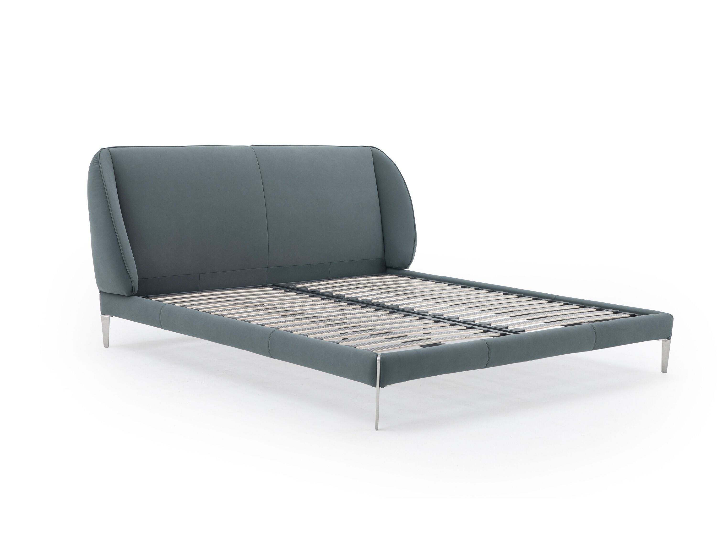 Кожаная двуспальная мягкая кровать CAMPO DE' FIORI COZ161 ARCH-00080320 - Вид №4