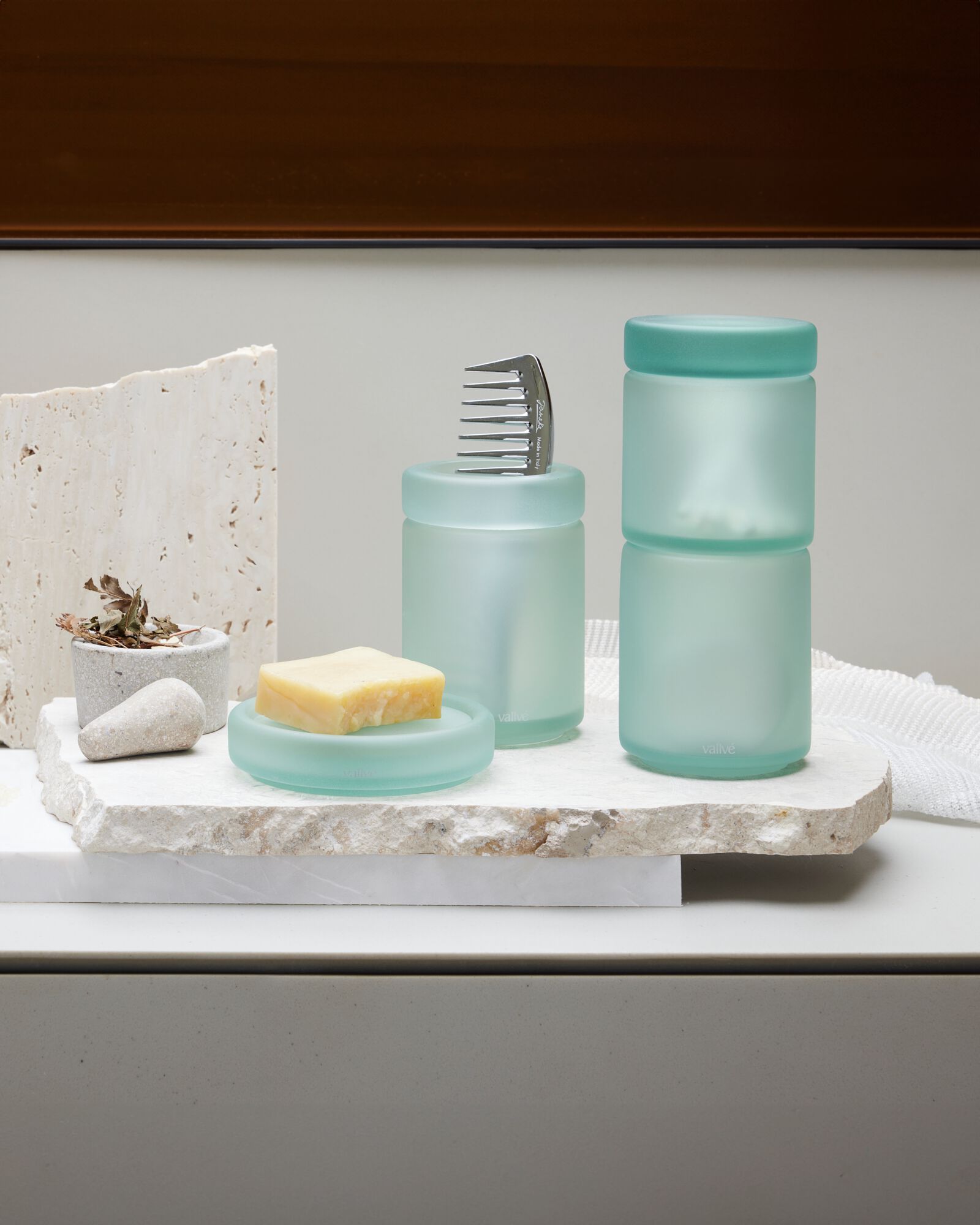 Держатель зубной щетки из смолы Vallvé LUNA ARCH-00081816 - Вид №6