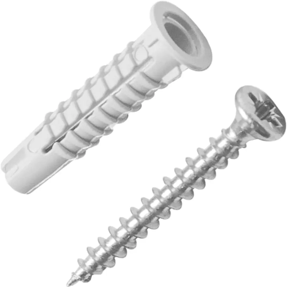 Дюбель потайной STANDERS для скрытого монтажа 5х25 мм с шурупами 83387785 STLM-0040726