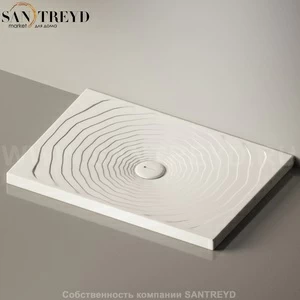 Flaminia WATER DROP Душевой поддон 100 см белый DR100.9016