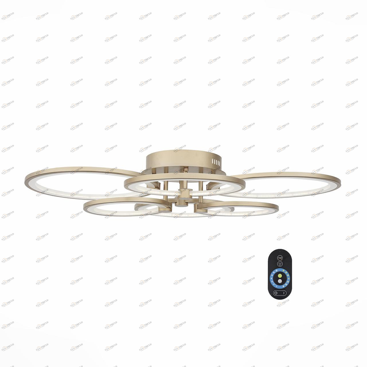 Потолочная светодиодная люстра ST Luce Twiddle Dimmer SL867.202.06 ST LUCE ДИЗАЙНЕРСКИЕ, TWIDDLE DIMMER GOLD 137049 Золотой 