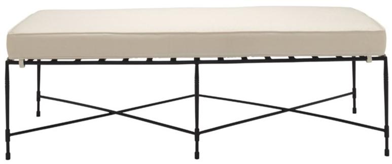 JANUS et Cie Садовая скамейка из нержавеющей стали без спинки Amalfi sun-id-1493882 - Вид №1