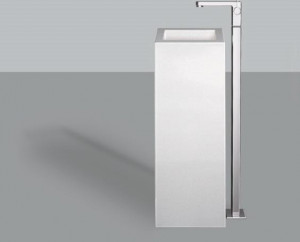 4802000401 Умывальник, wt.rx325qs, белая, противомикробное Alape серия Q