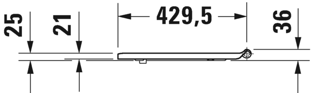 0020610000 Крышка сиденье для унитаза Duravit Durastyle - Вид №5
