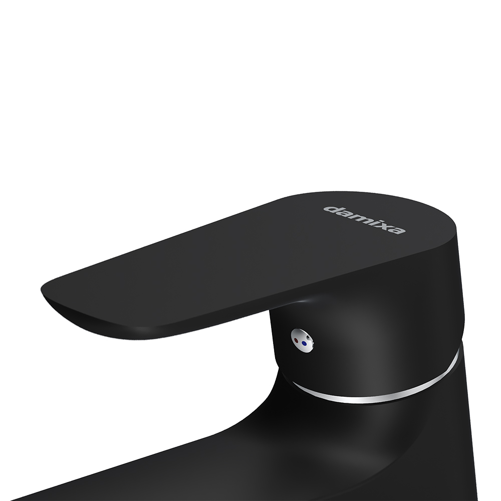 770210300 смеситель для умывальника черный Damixa Origin Bit  - Вид №5