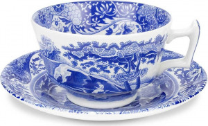10574578 Spode Чашка чайная с блюдцем Spode "Голубая Италия" 200мл Фаянс