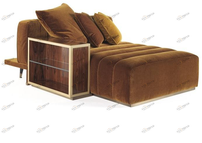 Gianfranco Ferré Home Мягкая кушетка из ткани Highlander sun-id-1438129