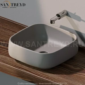 FG40A1019 Накладная раковина на столешницу  квадратная Ceramica Flaminia Flag