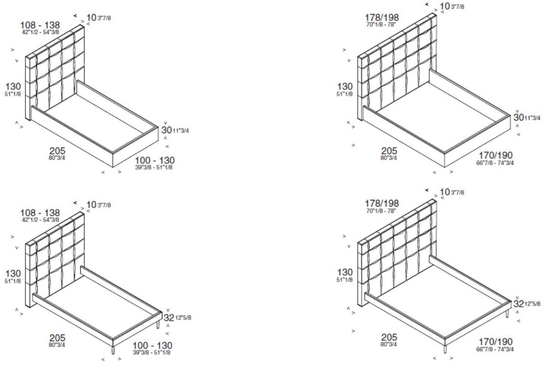 ESTEL GROUP Кожаная кровать с мягким изголовьем sun-id-1474905 - Вид №4