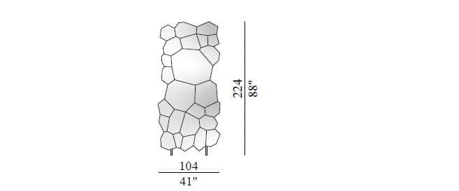Зеркало Edra для интерьера ARCH-00105693 - Вид №8