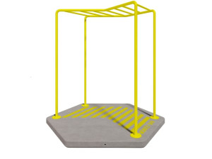 Оборудование для фитнеса из бетона и стали