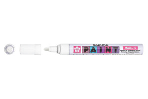 17845876 Маркер Paint с жидкими чернилами, белый, стержень 2.0мм XPMK-B 50 SAKURA