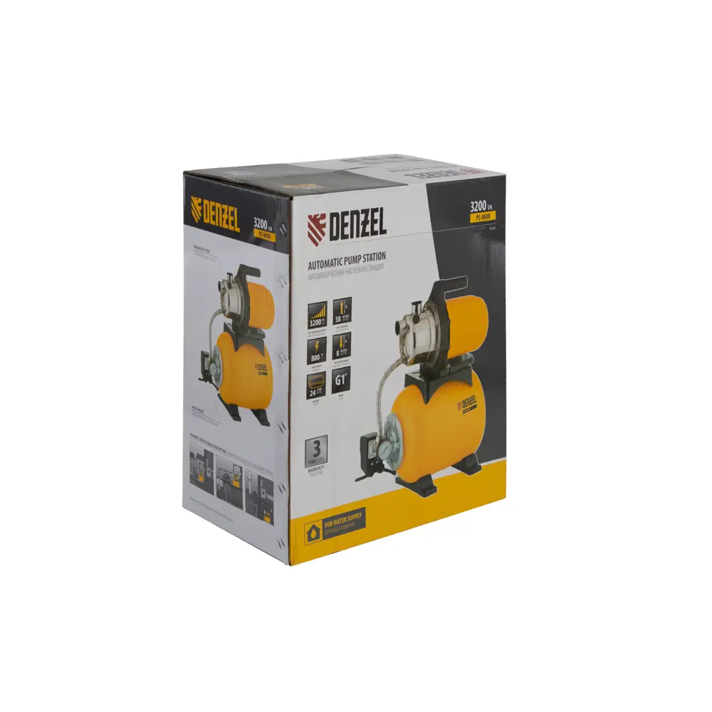 Насосная станция Denzel PS800X 3200л/час STLM-2106290 - Вид №7