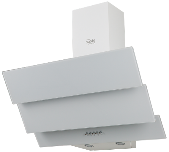 8198297 Вытяжка наклонная Oasis NS-60W (FR) белый/белый STDN-0072873 - Вид №3