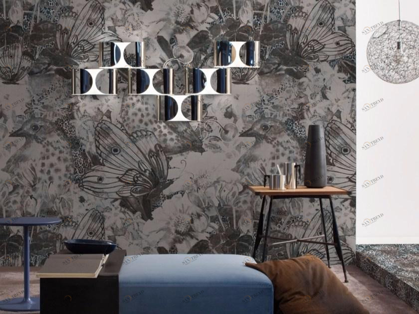 Inkiostro Bianco Панорамные обои с цветочными мотивами Undressing surfaces sun-id-1347996