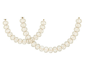 Металлический светодиодный подвесной светильник