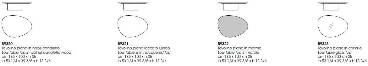 Giorgetti Хрустальный журнальный столик Galet sun-id-1379607 - Вид №2