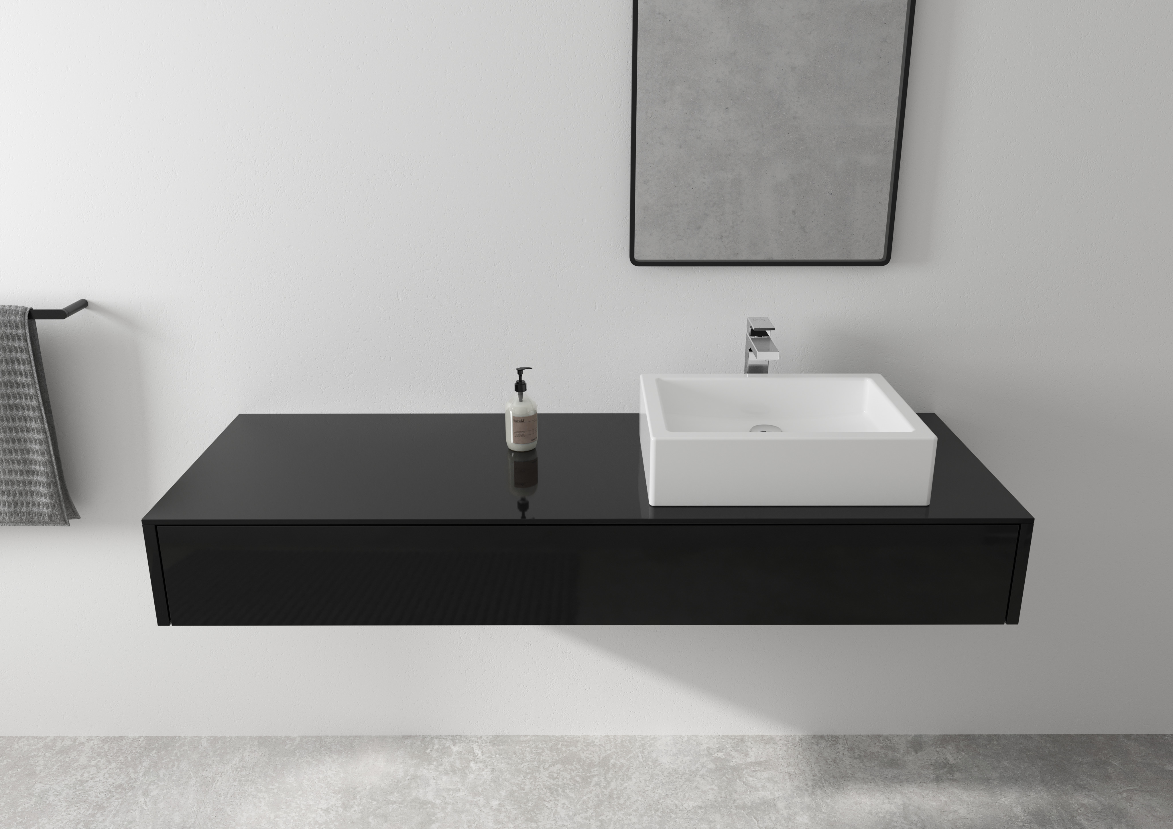 71562670 Vernis Shape Смеситель для раковины 190, однорычажный, со сливным гарнитуром Hansgrohe  - Вид №1