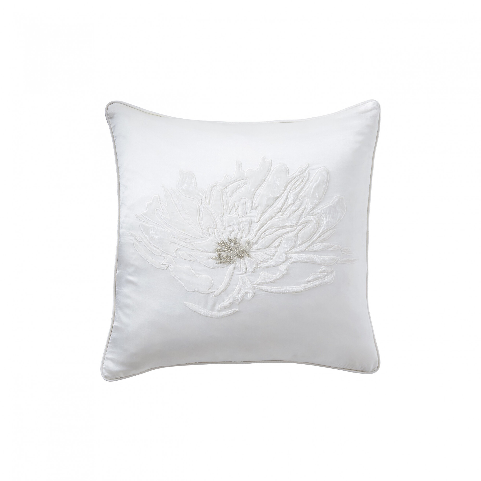 CU40_PEONY подушка декоративная 30/30 шелк наполнитель перо GINGERLILY Santreyd 