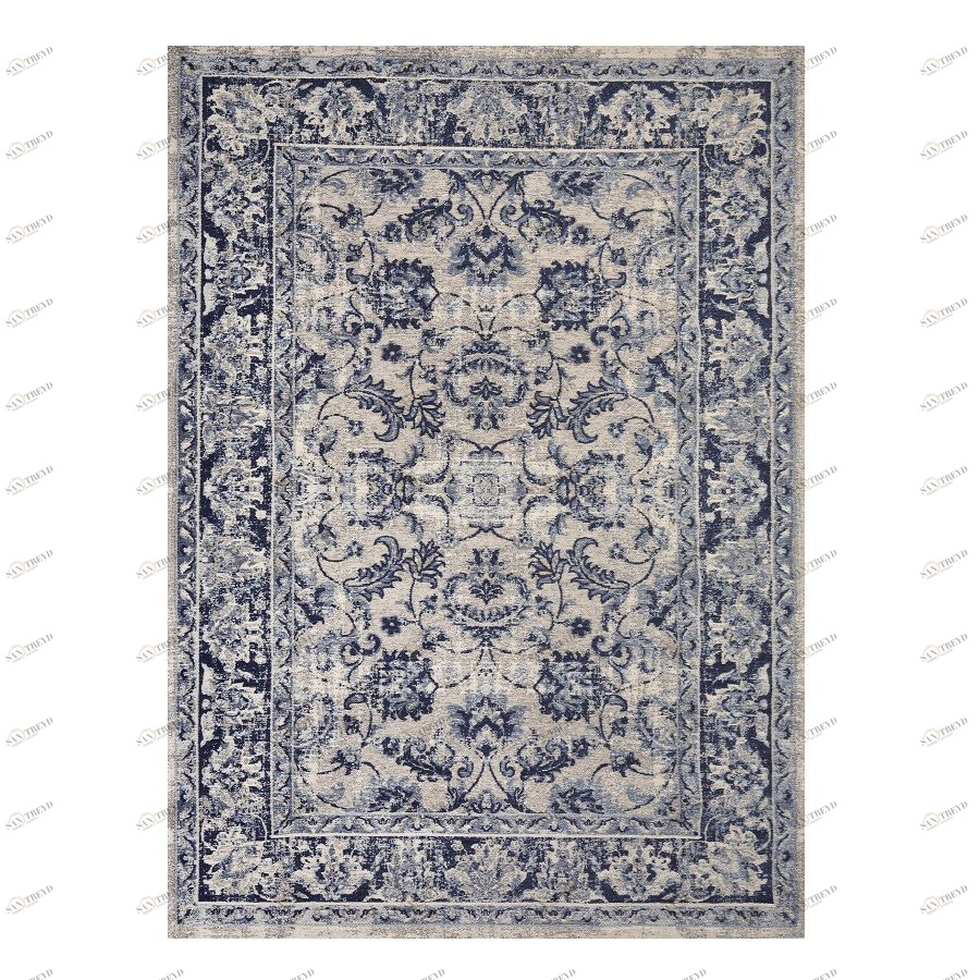 Ковер Tebriz, 160х230 см, античный синий Carpet Decor C1016