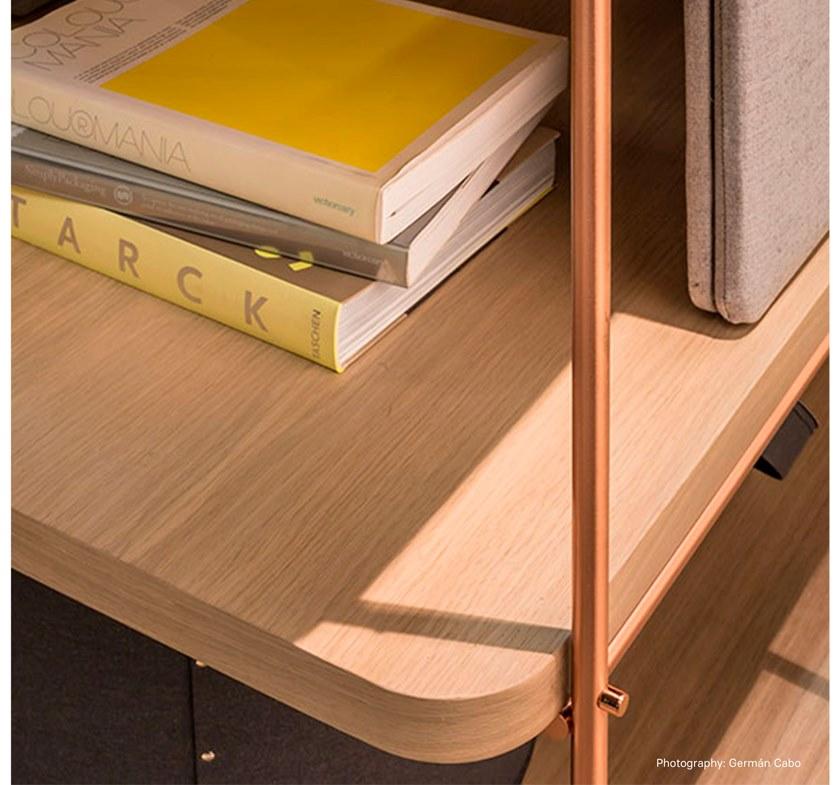 Momocca Книжный шкаф-разделитель двусторонний Julia Je11 - Вид №8