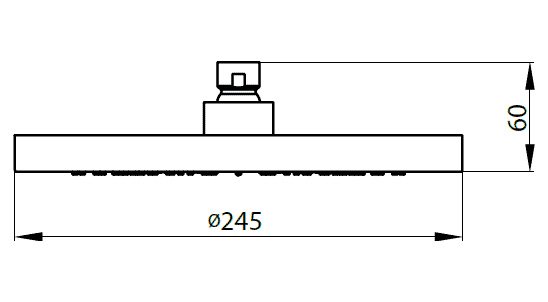 Верхний душ Cezares CZR-C-SP1-01 - Вид №1