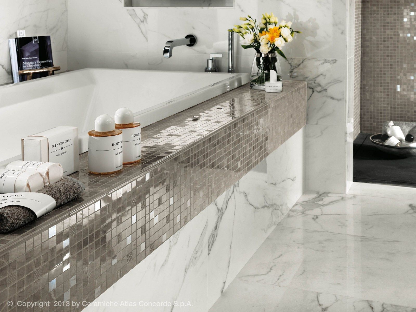 Белая паста керамическая мозаика Atlas Concorde ARCH-00031452 - Вид №4