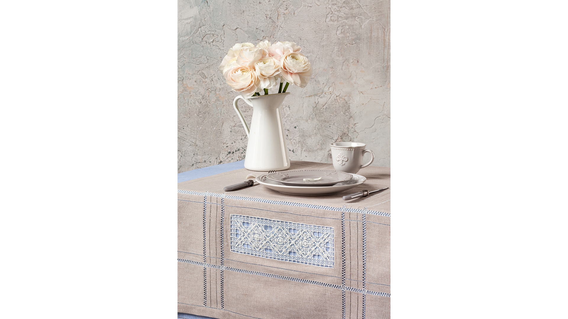 10616529 Крестецкая строчка Столешник 140x70см Ткань  - Вид №3