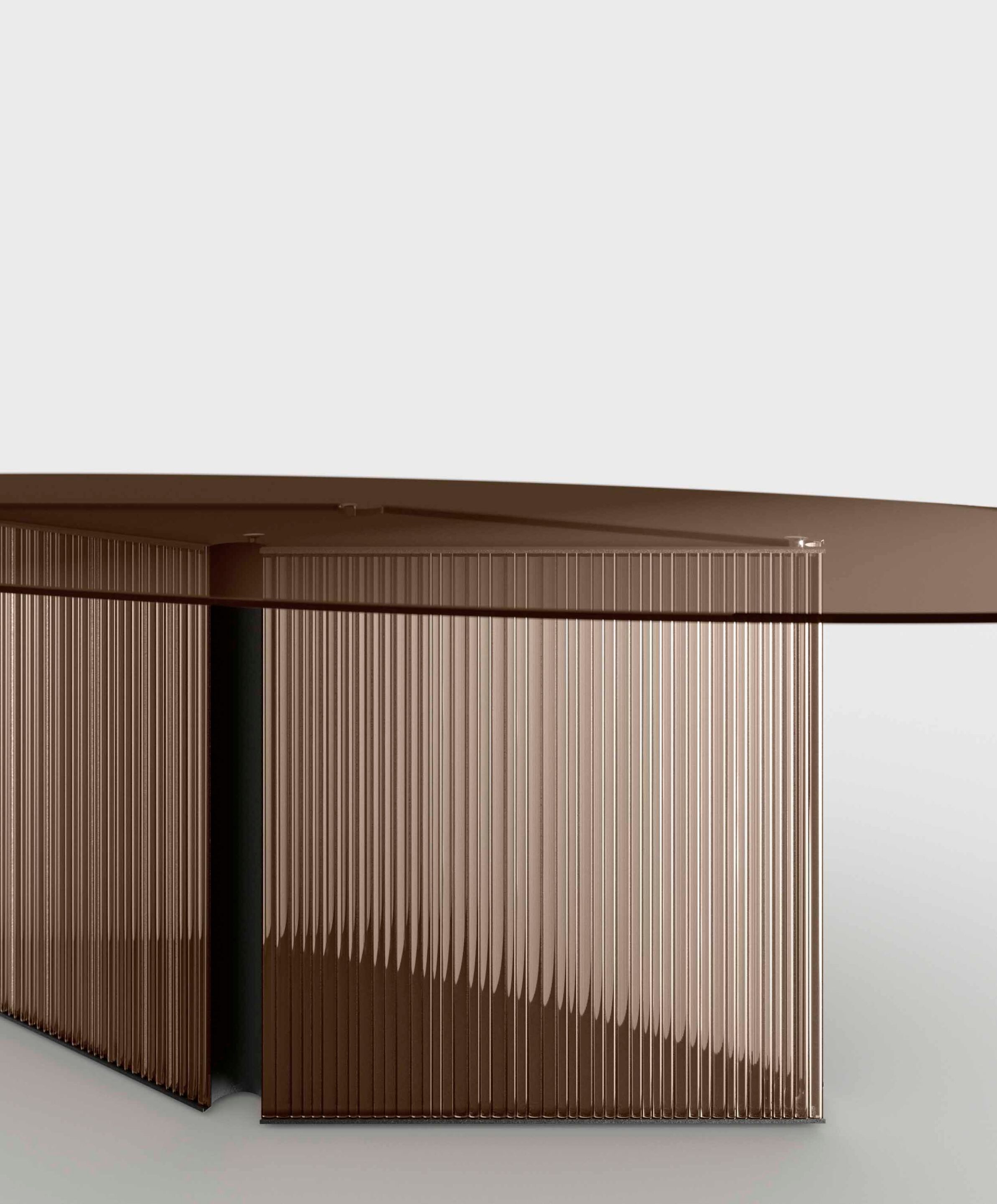 Прямоугольный стеклянный стол Tonelli Design BOW ARCH-00133330 - Вид №3