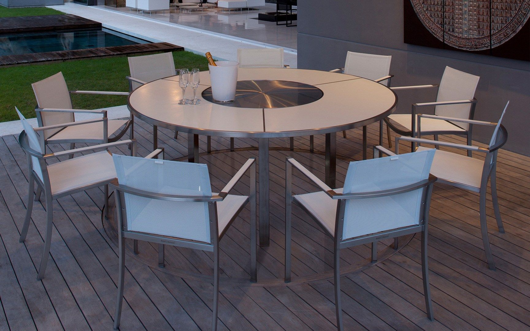 Садовый стул Batyline® с подлокотниками Royal Botania O-Zon ARCH-00062608 - Вид №4