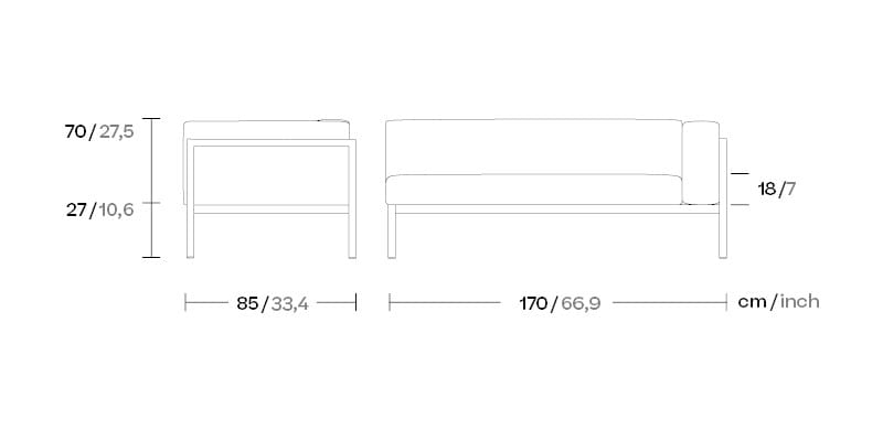Тканевый модульный садовый диван Kettal пейзаж ARCH-00113182 - Вид №10