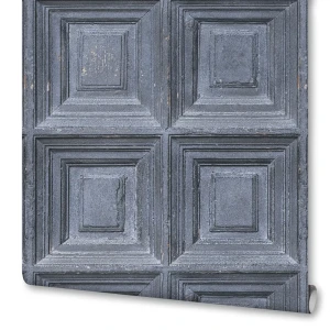 Обои Boiserie, бумажные, цвет серый, 0.53х10 м