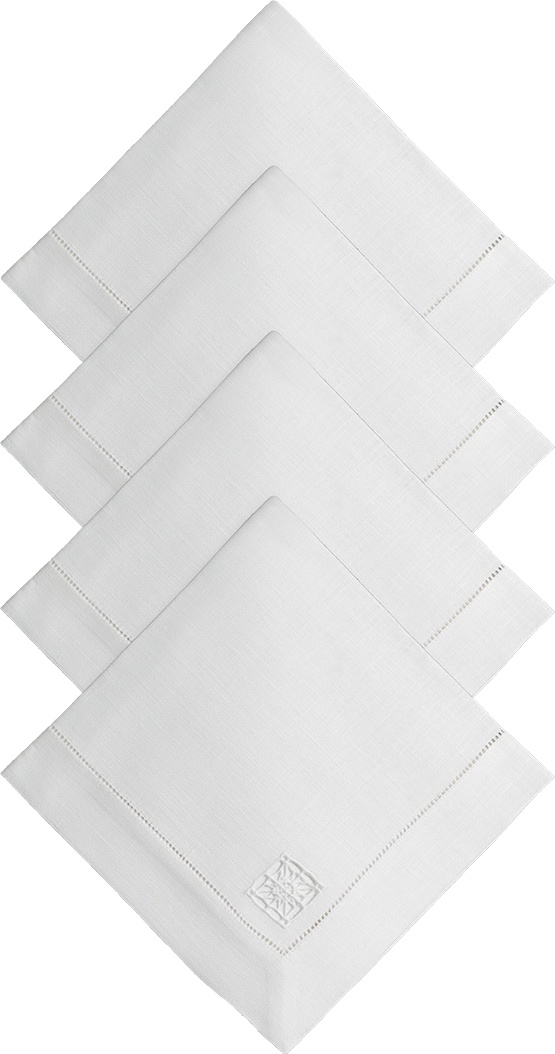 10616531 Крестецкая строчка Набор из 4 салфеток 40x40см Ткань 