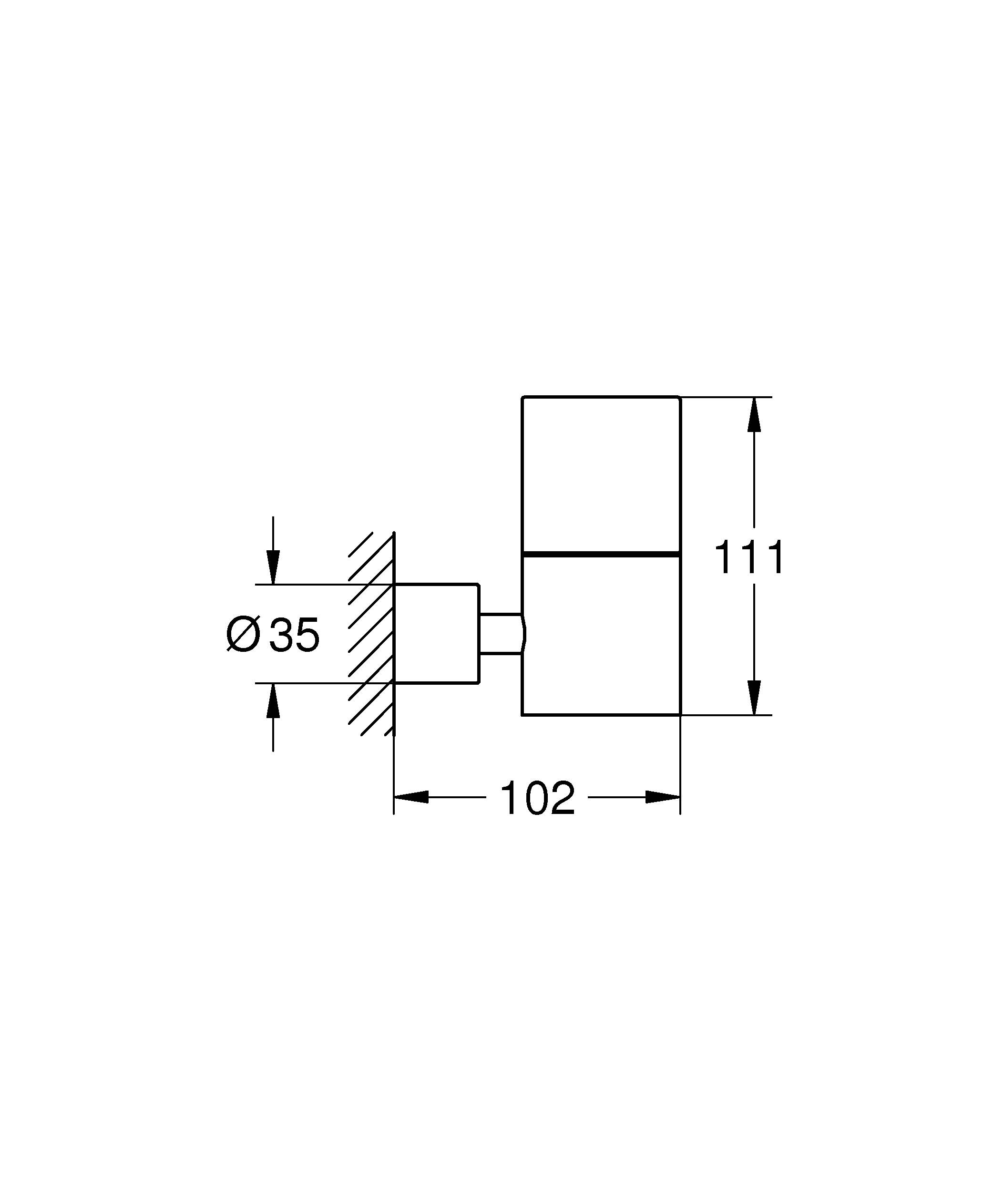 Держатель для стакана GROHE Atrio New, суперсталь (40304DC3) - Вид №2